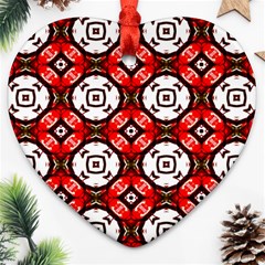 Cute Pretty Elegant Pattern Heart Ornament