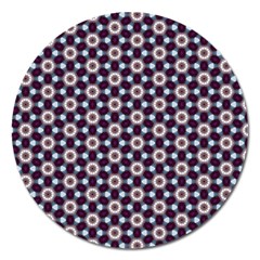 Cute Pretty Elegant Pattern Magnet 5  (round)