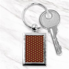 Cute Pretty Elegant Pattern Key Chain (rectangle) by GardenOfOphir