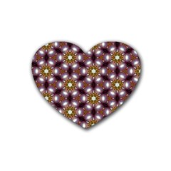 Cute Pretty Elegant Pattern Drink Coasters 4 Pack (heart)  by GardenOfOphir