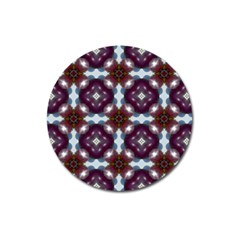 Cute Pretty Elegant Pattern Magnet 3  (round)