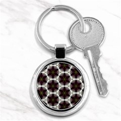 Cute Pretty Elegant Pattern Key Chain (round)