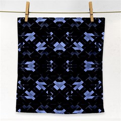 Futuristic Geometric Design Face Towel by dflcprints