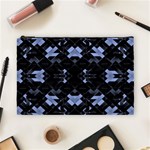 Futuristic Geometric Design Cosmetic Bag (Large) Front