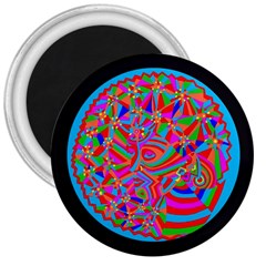 Magical Trance 3  Button Magnet by icarusismartdesigns