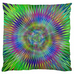 Hypnotic Star Burst Fractal Standard Flano Cushion Case (one Side) by StuffOrSomething