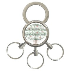 Girls Are Like Apples 3-ring Key Chain