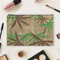 Leaves Cosmetic Bag (large) by LalyLauraFLM