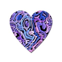 Metallic Weave Magnet (heart)