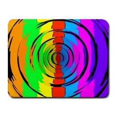 Rainbow Test Pattern Small Mouse Pad (rectangle) by StuffOrSomething