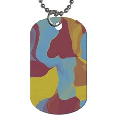 Watercolors Dog Tag (two Sides)