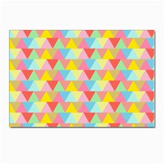 Triangle Pattern Postcards 5  X 7  (10 Pack) by Kathrinlegg