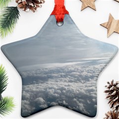 Sky Plane View Star Ornament (two Sides) by yoursparklingshop