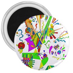 Splatter Life 3  Button Magnet