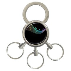 Musical Wave 3-ring Key Chain