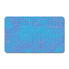 Textured Blue & Purple Abstract Magnet (rectangular)