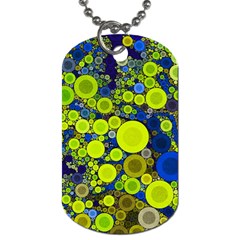 Polka Dot Retro Pattern Dog Tag (one Sided) by OCDesignss