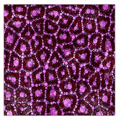 Cheetah Bling Abstract Pattern  Large Satin Scarf (square)