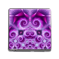 Purple Ecstasy Fractal Memory Card Reader (square)