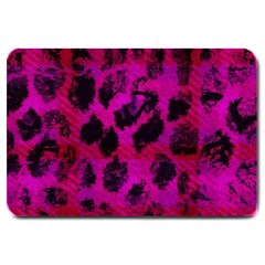 Pink Leopard Large Door Mat