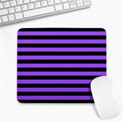 Purple Stripes Large Mouse Pad (rectangle)