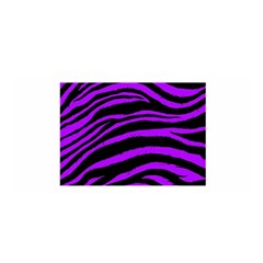 Purple Zebra Satin Wrap