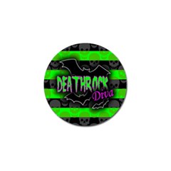 Deathrock Diva Golf Ball Marker