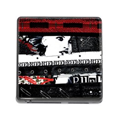 Punk Chick Memory Card Reader With Storage (square)