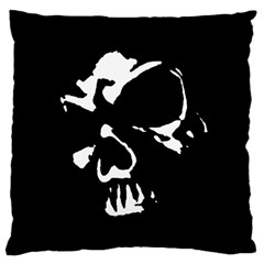 Gothic Skull Large Cushion Case (two Sided) 