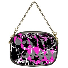 Pink Scene Kid Chain Purse (one Side) by ArtistRoseanneJones