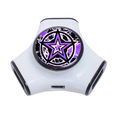 Purple Star 3 Port Usb Hub