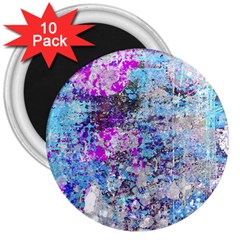 Graffiti Splatter 3  Button Magnet (10 Pack) by ArtistRoseanneJones