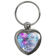 Graffiti Splatter Key Chain (heart) by ArtistRoseanneJones