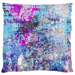 Graffiti Splatter Large Cushion Case (Single Sided)  Front