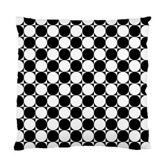 Black And White Polka Dots Cushion Case (single Sided)  by ElenaIndolfiStyle