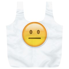 Neutral Face  Reusable Bag (xl) by Bauble