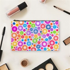 Candy Color s Circles Cosmetic Bag (medium) by KirstenStar