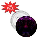 Creepy Cat Mask Portrait Print 1.75  Button (10 pack) Front