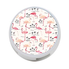 Flamingo Pattern 4-port Usb Hub (one Side) by Contest580383