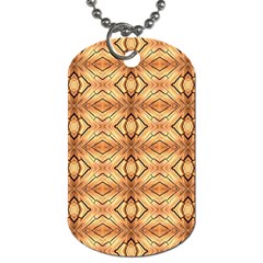 Faux Animal Print Pattern Dog Tag (two Sides) by GardenOfOphir