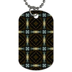 Faux Animal Print Pattern Dog Tag (two Sides) by GardenOfOphir