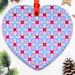 Cute Pretty Elegant Pattern Ornament (heart)  by GardenOfOphir