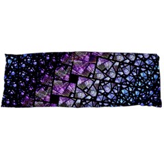 Dusk Blue And Purple Fractal Body Pillow Case (dakimakura)