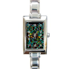 Soul Colour Rectangle Italian Charm Watches by InsanityExpressed