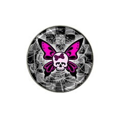 Skull Butterfly Hat Clip Ball Marker (4 Pack) by ArtistRoseanneJones