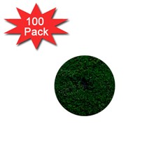 Green Moss 1  Mini Buttons (100 Pack) 