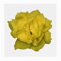 Isolated Yellow Rose Photo Medium Glasses Cloth (2-side) by dflcprints