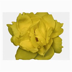 Isolated Yellow Rose Photo Large Glasses Cloth (2-side) by dflcprints