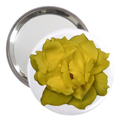 Isolated Yellow Rose Photo 3  Handbag Mirrors by dflcprints