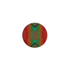 Striped Tribal Pattern 1  Mini Magnet by LalyLauraFLM